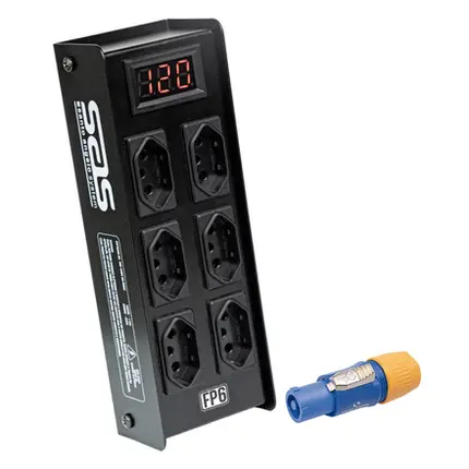 Regua Com Filtro De Proteção Dps Com 6 Tomadas Mod Fp6 Preto (big)