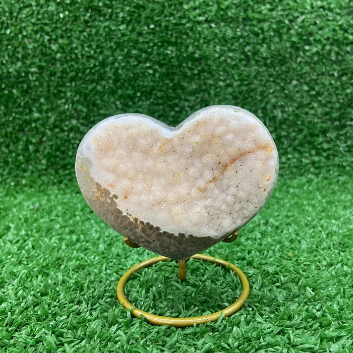 Coração de Geodo de Ágata Natural - 374g (big)