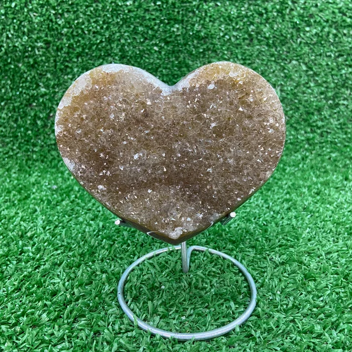 Coração de Geodo de Ágata Natural - 570g (big)