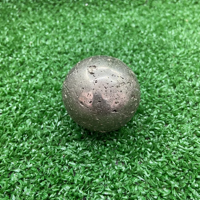 Esfera de Pirita Pedra Natural | Prosperidade e Riqueza (big)