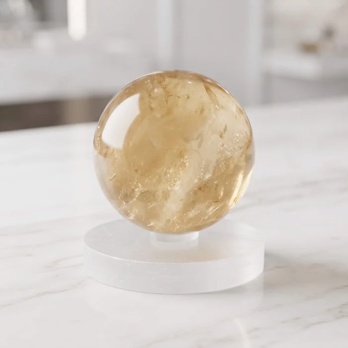 Esfera de Citrino Natural - 955g  8,7cm2