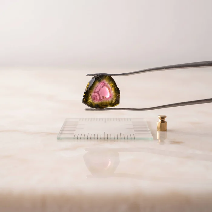 Turmalina Melancia Placa - 7,50ct