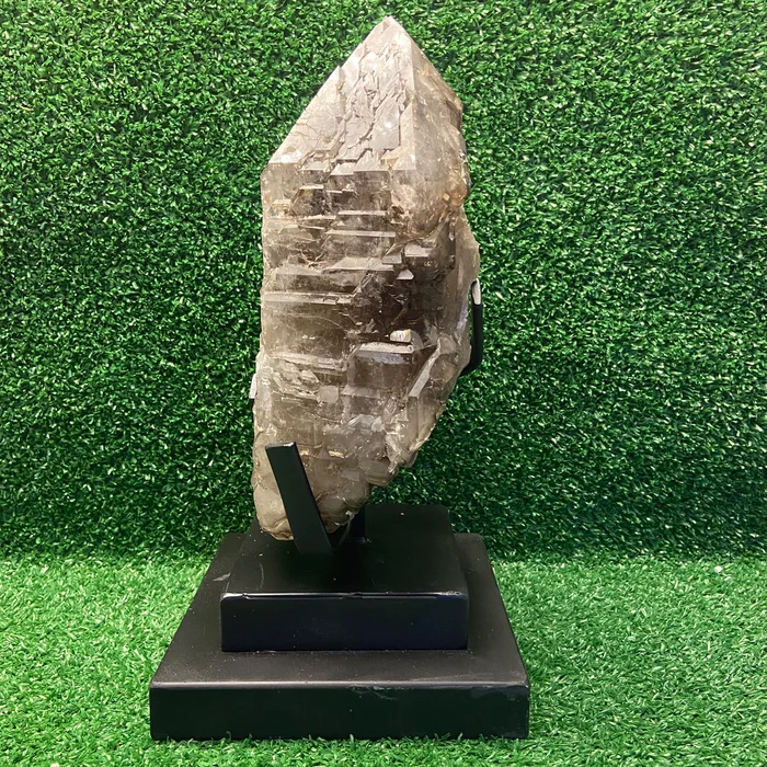 Quartzo Jacaré (Cristal Elestial) Extra na Base Preta – 36 cm - 10 (big)