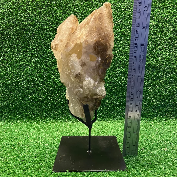Quartzo Jacaré (Cristal Elestial) na Base Preta – 28 cm - 8 (big)