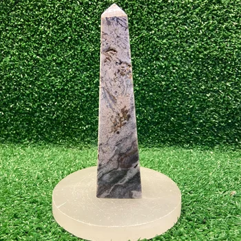 Obelisco de Ametista Rosa – 17,5 cm (normal)