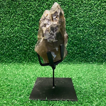 Quartzo Jacaré (Cristal Elestial) na Base Preta – 20,5 cm - 6 (normal)