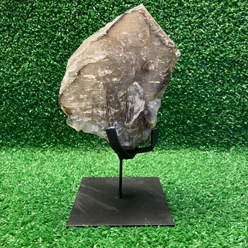 Quartzo Jacaré (Cristal Elestial) na Base Preta – 21,5 cm - 4 (normal)