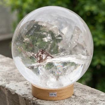 Esfera de Quartzo Cristal Gigante de 9,950 kg (normal)