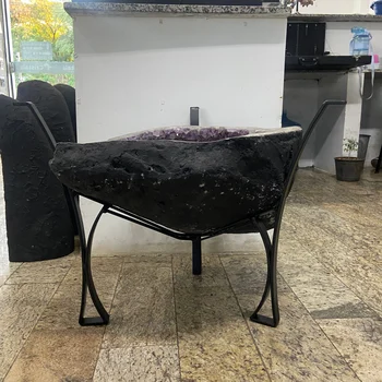 Mesa de Geodo de Ametista Natural – 38,60 kg | Peça Exclusiva (normal)