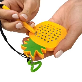 Pineapplemagneticpadkeyring6
