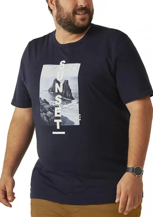 Malwee Camiseta Masculina Plus Size Sunset em Meia Malha (0)