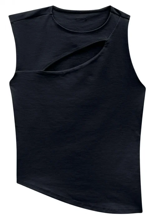 Malwee Blusa Recorte Frontal Malha Interlock (0)