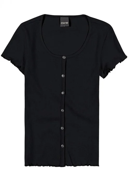 Malwee Blusa Ampla Abotoado Ribana Conforto (0)