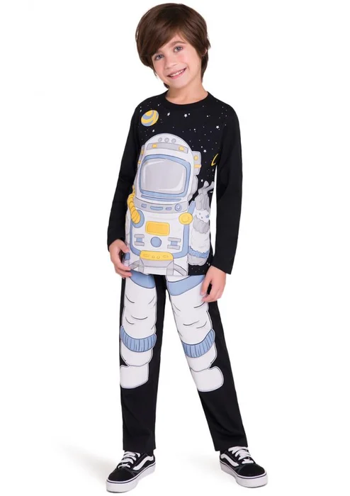 Veggi Pijama Longo Astronauta (0)