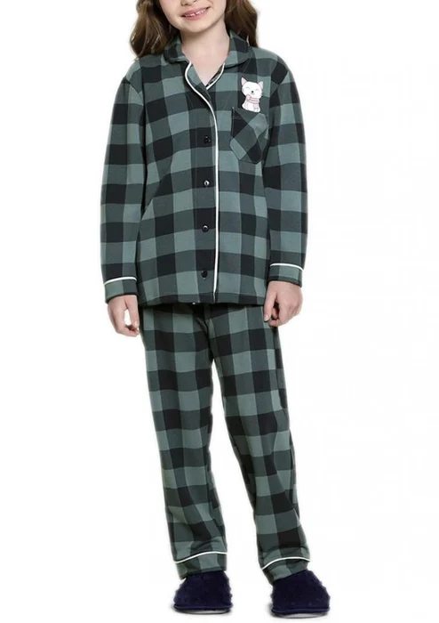 Mensageiro dos Sonhos Pijama Feliz Menina Kids (0)