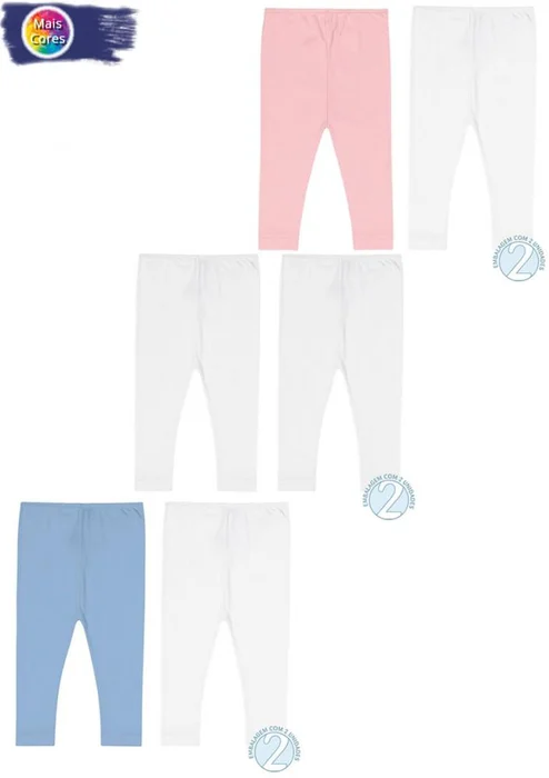 TipTop Kit Underwear 2 Calça Culote SEM PÉ 100% algodão (0)