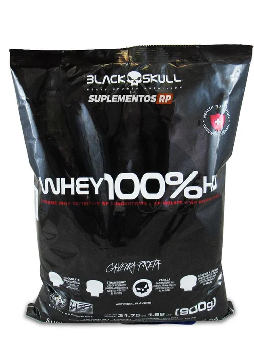 Whey 100% Hd Refil 900g - Black Skull - Wpc + Wpi + Wph (0)