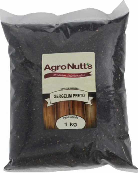 Gergelim Preto Nacional 1Kg Agronutts