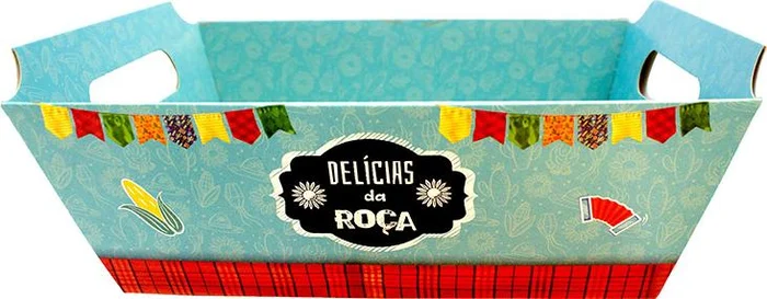 Cesta Média Montada Pro Cê Com 10 Unid Idéia