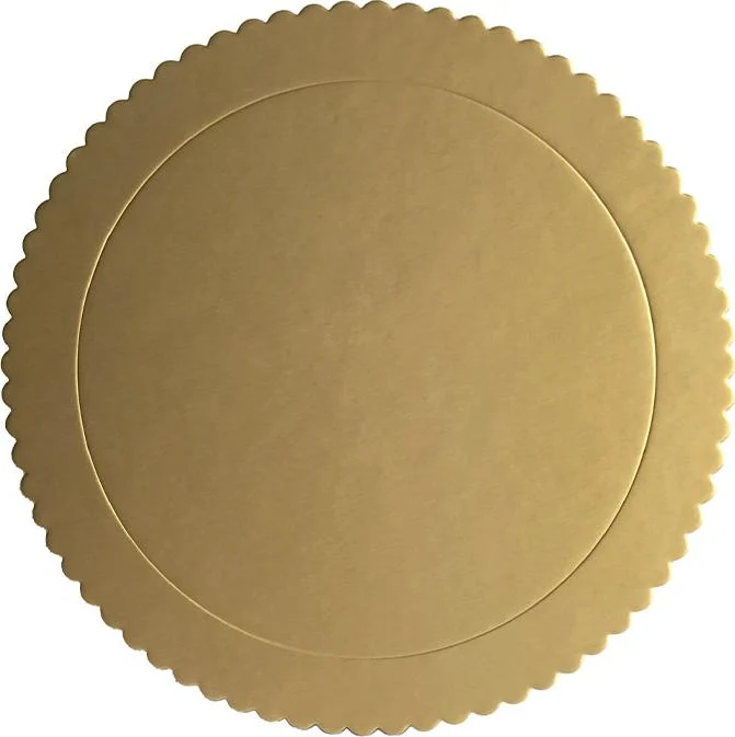 Cakeboard Dourado 15cm Silverchef