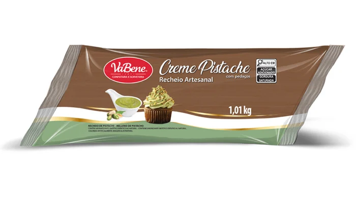 Recheio Cobertura Pistache 1,01Kg Vabene
