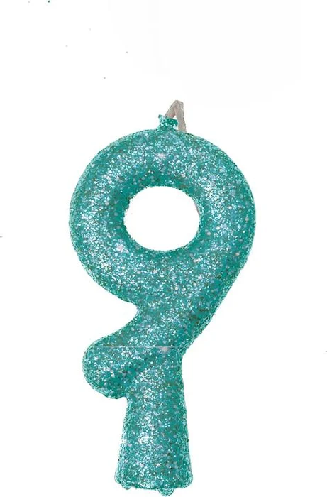 Vela Puro Glitter Tiffany Nº9 Festcolor