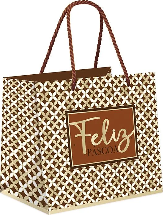 Sacola Premium Brown Chocolá 22x16,5x20Cm Uni Carber
