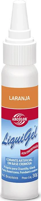 Corante Liquigel Laranja 30g Arcolor