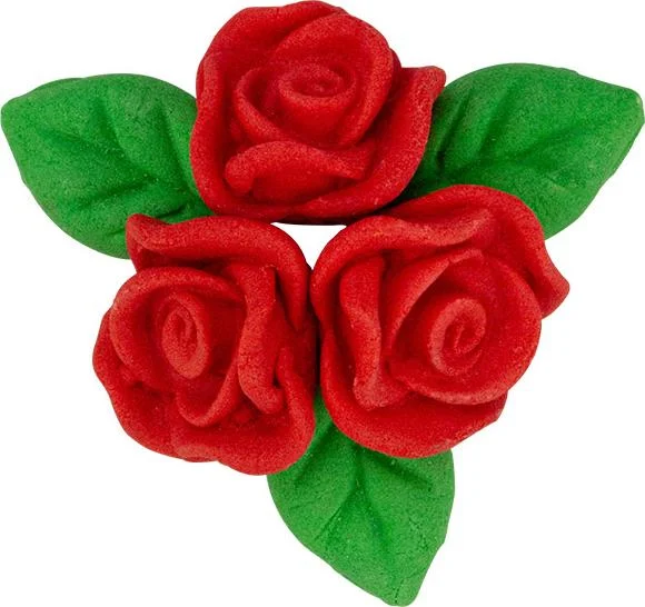 Confeito Rosa R03 Vermelha c/12 peças Jeni Joni