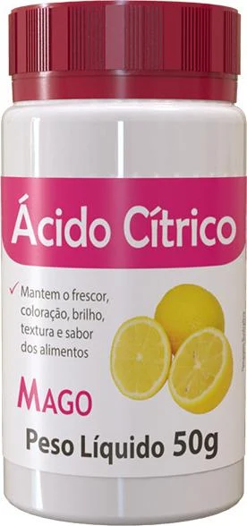 Acido Cítrico 50g Mago