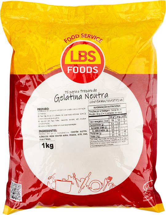 Gelatina Sem Sabor 1Kg LBS