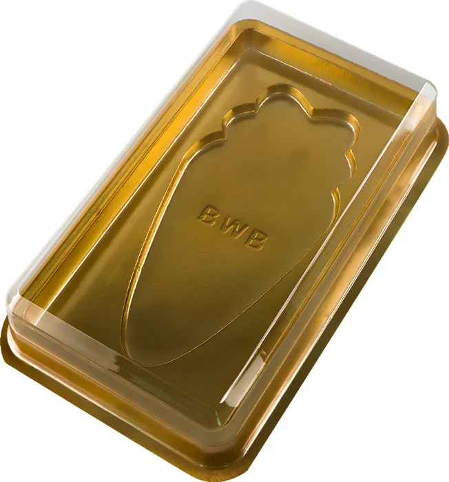 Caixa Para Cenourinha Dourado 10524 Com 10 Unidades BWB