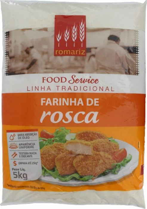 Farinha de Rosca 5Kg Romariz
