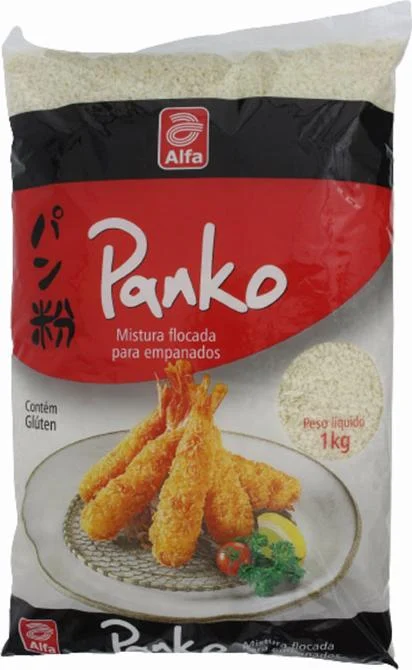 Farinha de Rosca Panko 1Kg Alfa Alimento