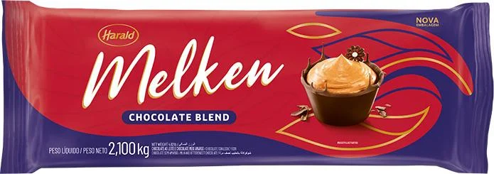 Chocolate em Barra Blend Melken 2,1Kg Harald